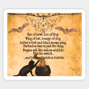 Midnight Margerita Spell Sticker